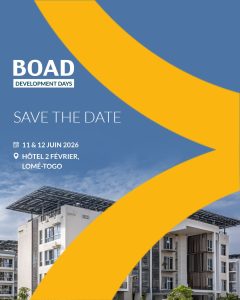 La 2ᵉ édition des BOAD Development Days prévue les 11 et 12 juin 2026